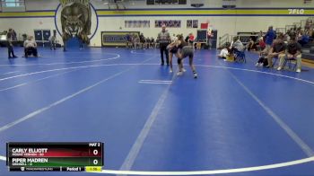 100 lbs Round 3 (6 Team) - Carly Elliott, Mount Vernon vs Piper Madren, Grinnell