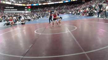 5A 113 lbs Champ. Round 1 - John Behm, Shelley vs Weston Nebeker, Twin Falls