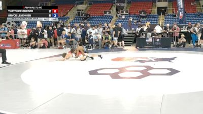 100 lbs Cons. Rd Of 64 - Thatcher Purser, Utah vs Bryce LeMonier, New York