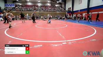 58 lbs Consi Of 8 #2 - Nash McCuistion, Tiger Trained Wrestling vs Colt Hatfield, Coweta Tiger Wrestling