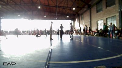 119 lbs Quarterfinal - Zachariah Felts, Fort Gibson Youth Wrestling vs Austin Thatcher, Wagoner Takedown Club