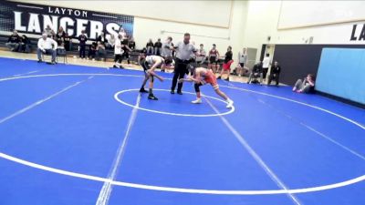 106 lbs Quarterfinal - Garrett Bracken, Riverton vs Adrian Salazar, Mountain Crest