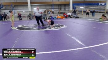 74 lbs Round 2 - Ezra R. Fernandez, Sublime Wrestling Academy vs Amelia Schmadeka, Grangeville Youth Wrestling Cl