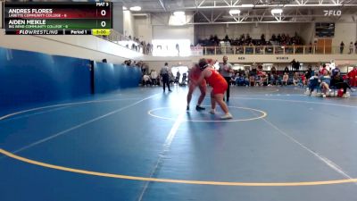 141 lbs Round 3 (6 Team) - Andres Flores, Labette Community College vs Aiden Meikle, Big Bend Community College