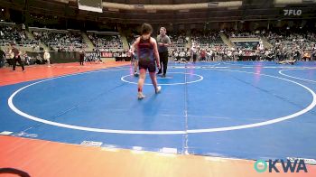 130 lbs Round Of 16 - Olivia Anderson, Tulsa Blue T Panthers vs Mason Jones, Newcastle Youth Wrestling