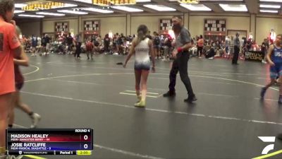 86 lbs Round 4 (6 Team) - Madison Healey, MGW- Bangster Berry vs Josie Ratcliffe, MGW-Radical Skadattle