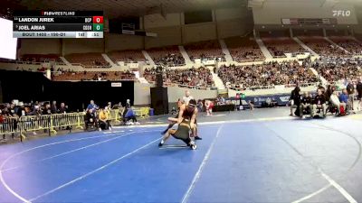 190-D1 5th Place Match - Joel Arias, Corona Del Sol High School vs Landon Jurek, Brophy College Preparatory