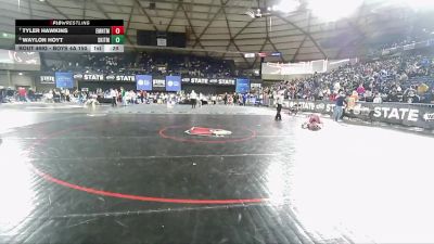 Boys 4A 150 lbs Cons. Round 4 - Tyler Hawkins, Eastmont vs Waylon Hoyt, South Kitsap