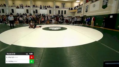 285 lbs Round Of 32 - Benjamin Martel, Mt. Hope vs Demetres Holley, Braintree