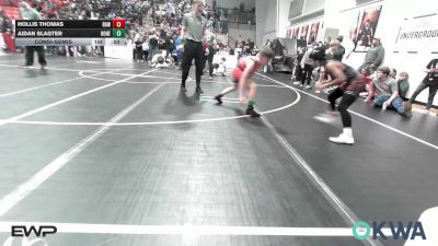 73 lbs Consolation - Hollis Thomas, Raw vs Aidan Slagter, Honey Badgers Wrestling Club