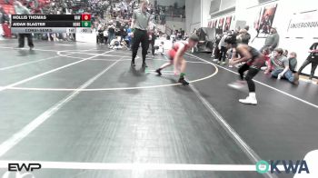73 lbs Consolation - Hollis Thomas, Raw vs Aidan Slagter, Honey Badgers Wrestling Club