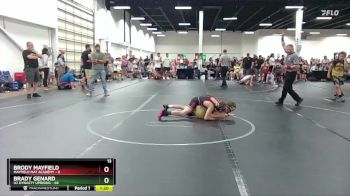 100 lbs Round 2 (6 Team) - Brady Genard, U2 Dynasty Uprising vs Brody Mayfield, Mayfield Mat Academy