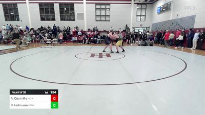 285 lbs Round Of 32 - Asher Courville, Kinkaid School vs Brody Hofmann, St. Anthony's