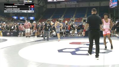 157 lbs Champ. Rd Of 32 - Vedwin Nivas, New Jersey vs Landon Weidler, Illinois