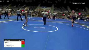 127 lbs 5th Place - Madyson Gray, Lawrence Elite vs Brooke McCurley, 512 Outlaw