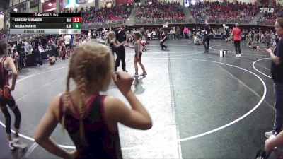 73 lbs Cons. Round 2 - Annabella Brown, Ogallala Youth Wrestling Club vs Tapanga Thompson, Norfolk Jr Wrestling