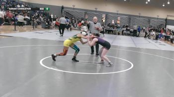 114 lbs Champ. Round 1 - Kenzie Kumm, Deep Creek vs Sarah Congleton, Woodbridge Senior