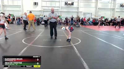 72 lbs Round 4 (6 Team) - Alexander Boles, Roughhouse vs Deacon Vandyke, Wrestling Mill