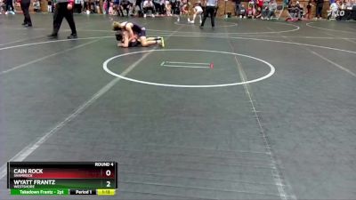 110 lbs Round 4 - Cain Rock, Shamrock vs Wyatt Frantz, Westshore