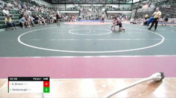 121-135 lbs Semifinal - Austin Brown, Hannibal vs Ian Rosborough, Relentless Training Center