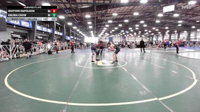 160 lbs Consi Of 32 #2 - Jhayvon Napoleon, MA vs Kelten Crow, WY