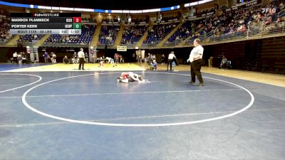 85 lbs Round Of 32 - Maddox Plambeck, Bishop McCort vs Porter Kerr, Newport