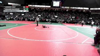 65 lbs Cons. Round 2 - Akennric Gray, MSQA vs Benjamin Mackenzie, FOWCA