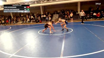 133 lbs Champ. Round 2 - Luke Schroeder, Western Wyoming College vs Keaton Rottinghaus, Pratt Community College