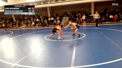 133 lbs Champ. Round 2 - Luke Schroeder, Western Wyoming College vs Keaton Rottinghaus, Pratt Community College