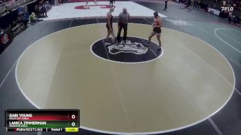 Cons. Round 1 - Lanica Zimmerman, Overton Girls vs Gabi Young, Falls City Girls