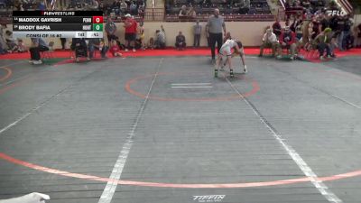 75_B lbs Consi Of 16 #2 - Maddox Gavrish, Penn Trafford vs Brody Bafia, Huntingdon