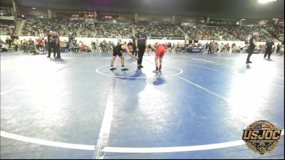 90 lbs Quarterfinal - Austin Bloodworth, Ponca City Wildcat Wrestling vs Alfonso De La Fuente, Clinton Youth Wrestling