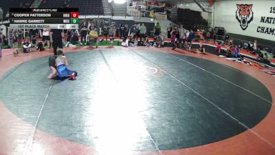 126 lbs 1st Place Match - Hawke Garrett, Wisconsin vs Cooper Patterson, Oregon