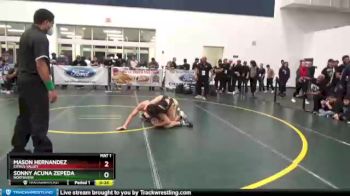 152 lbs Cons. Round 2 - Mason Hernandez, Citrus Valley vs Sonny Acuna Zepeda, Northview