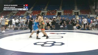 215 lbs Cons. Sub-rd Of 32 - Nicholas Balbuena, California vs Ignacio Lazalde, Utah