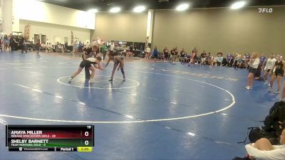 125 lbs Quarters & Wb (16 Team) - Shelby Barnett, Team Montana Gold vs Amaya Miller, Indiana Smackdown Girls