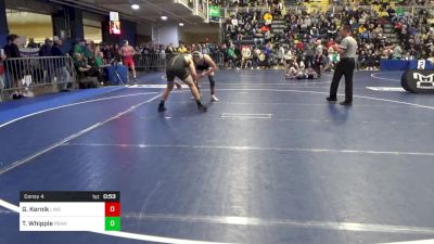 189 lbs Consy 4 - Griffen Kernik, Linsly School-WV vs Tasso Whipple, Penn Trafford