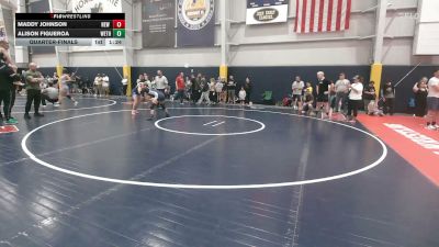 118 lbs Quarterfinal - Maddy Johnson, New Windsor vs Alison Figueroa, Wethersfield