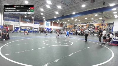 120 lbs 7th Place Match - Mickey Holland, Alta Loma vs Logan Moreo, Los Alamitos