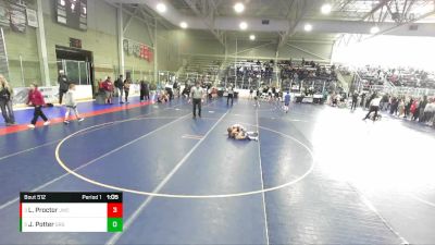 70 lbs 3rd Place Match - Jayce Potter, Green River Grapplers vs Levi Proctor, JWC