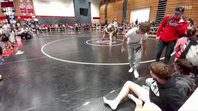 190 lbs Quarterfinal - Eli Washakie, Fort Washakie Middle School vs Barry Jolley, Rocky Mountain Middle School