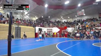 120 lbs Champ. Round 2 - Vika Konovalenko, Columbus North vs Brooklyn Enlow, Henryville