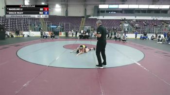 117 lbs 5th Place Match - Grace Riley, Wilkes vs Madeline Li, New England College