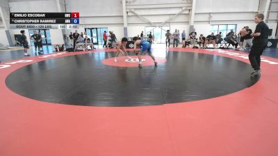 126 lbs Cons. Sub-semis - Emilio Escobar, Granite Wrestling Club vs Christopher Ramirez, Aces Wrestling Academy