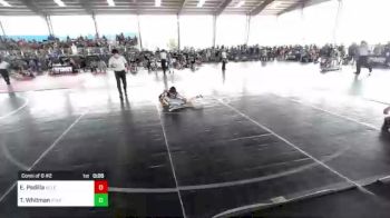 54 lbs Consi Of 8 #2 - Elijah Padilla, Belen vs Trent Whitman, Stars & Stripe WC