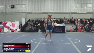 180 lbs Round 1 (16 Team) - Bella Porcelli, Iowa vs Olivia Ochoa, North Dakota Red