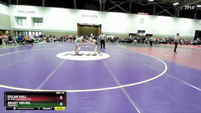 120C Semifinal - Dylan Hall, St. Pius X (Kansas City) vs Brody Heusel, Piedmont