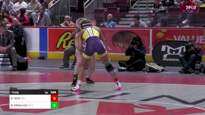 118 lbs Final - Savannah Witt, Palisades-G vs Ana Malovich, Butler-G