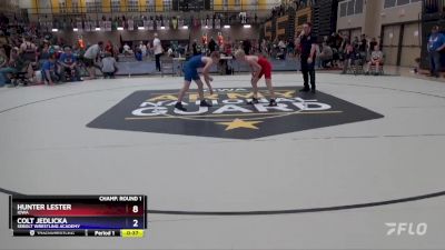 92 lbs Champ. Round 1 - Hunter Lester, Iowa vs Colt Jedlicka, Sebolt Wrestling Academy