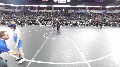 55 lbs Consi Of 8 #1 - Lane Faunce, East Kansas Eagles vs Sirion Bridges, Marshfield Youth Wrestling